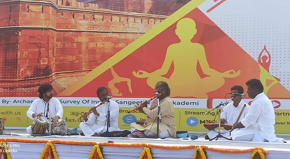 Classical Performance on Yoga Day at Red Fort Delhi