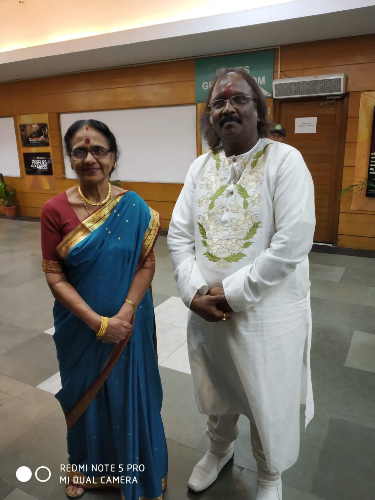 Guruji with N Rajam Ji