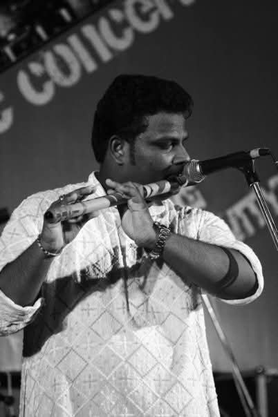 Rajesh Prasanna on stage